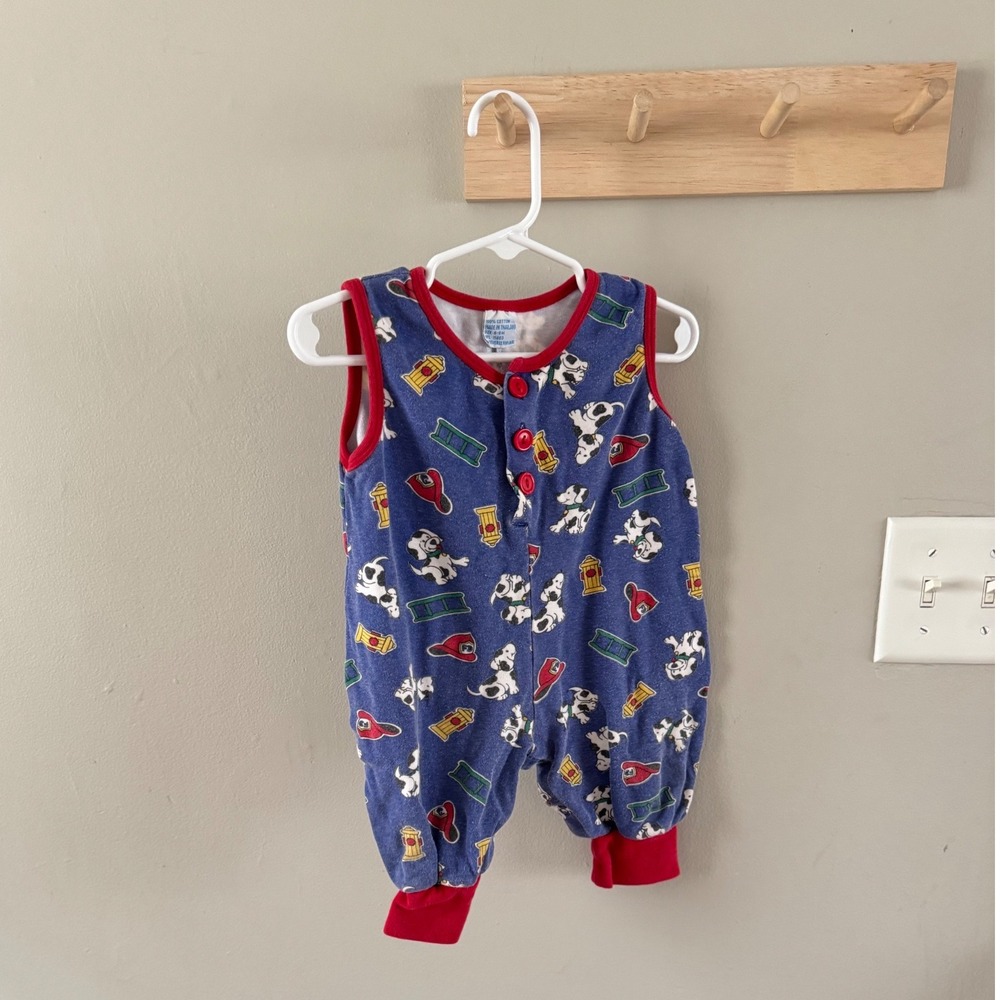 6/9m dog romper